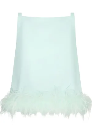 Liu Jo Blusa con ribete de plumas