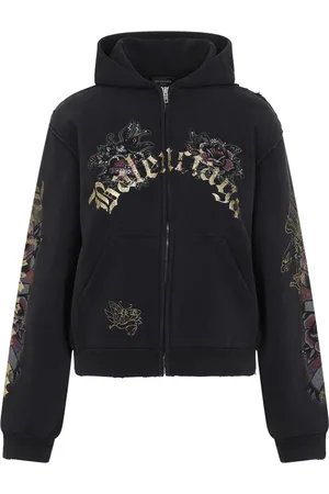 Balenciaga Sudadera Tacky Tattoo Distressed con capucha