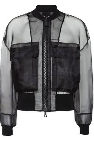 Dsquared2 Chaqueta bómber semitranslúcida