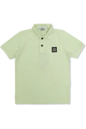 Stone Island Polo con parche Compass