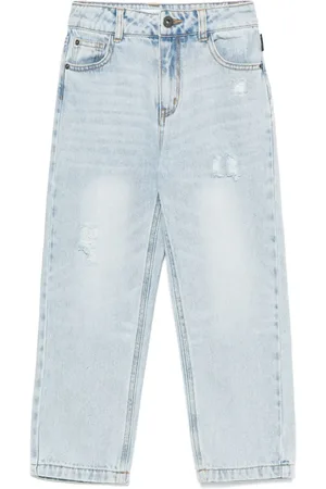 Moschino Vaqueros Teddy Bear con efecto envejecido