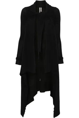 Rick Owens Abrigo largo Tied Wrap