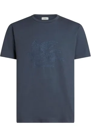 Etro Camiseta con bordado Pegaso