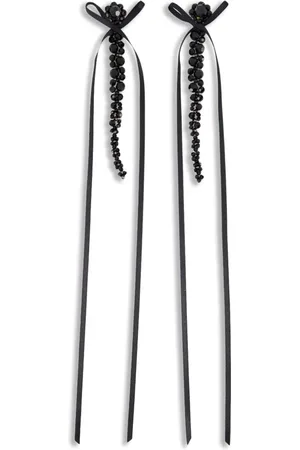 Simone Rocha Pendientes slim con lazo