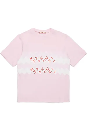 Marni Camiseta con logo estampado