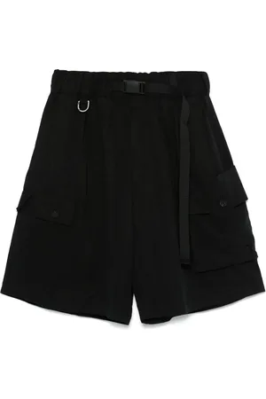 Y-3 Bermudas cargo de sarga