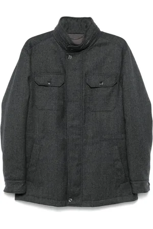CANALI Sobrecamisa con cremallera