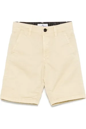 Stone Island Pantalones cortos de tejido gabardina