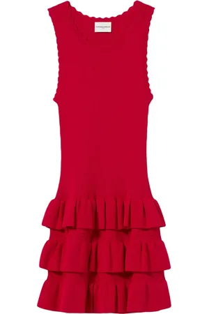 Claudie Pierlot Vestido corto con detalle de volantes
