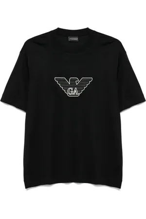 Emporio Armani Camiseta con logo bordado
