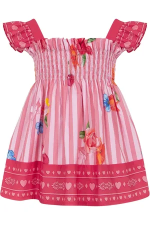 Lapin House Vestido corto a rayas