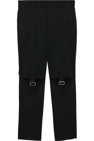 Comme des Garçons Pantalones rectos con detalle de tiras