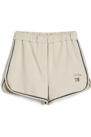 Brunello Cucinelli Pantalones cortos French Terry con diseño ligero