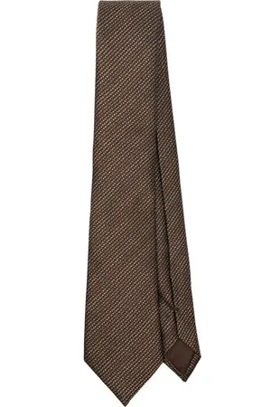 Giorgio Armani Corbata con motivo en jacquard