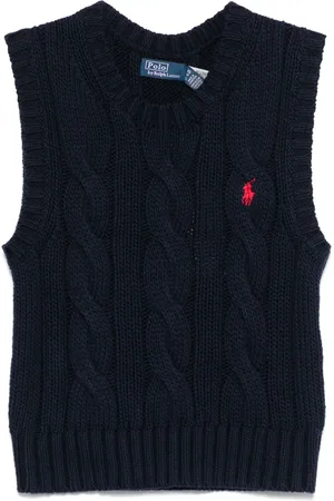 Ralph Lauren Chaleco de punto de ochos
