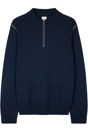 Paul Smith Jersey con media cremallera de lana merino