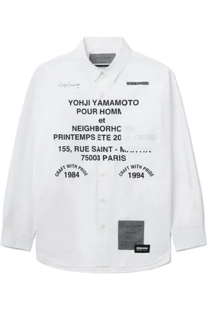 YOHJI YAMAMOTO Camisa estampada de x Neighborhood