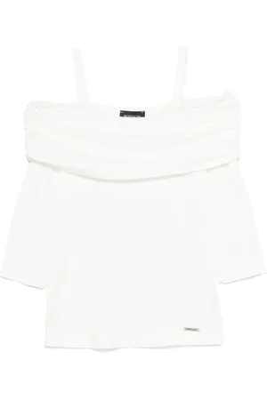 MONNALISA Top con borde plegable