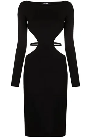 Dsquared2 Vestido midi con aberturas