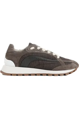 Brunello Cucinelli Zapatillas con detalle Monili