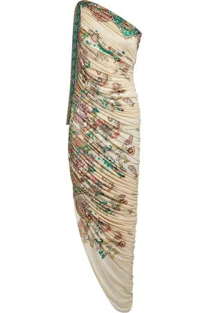Etro Vestido largo con un solo hombro
