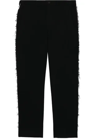 Comme des Garçons Pantalones rectos de talle medio