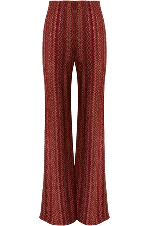 Missoni Pantalones Zigzag acampanados