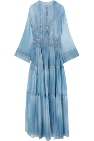 ERMANNO SCERVINO Vestido largo con detalles de encaje