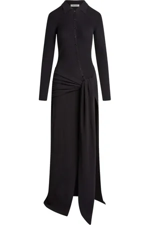 AYA MUSE Vestido largo con detalle drapeado