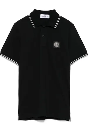Stone Island Polo con parche Compass