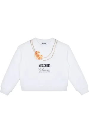 Moschino Sudadera con collar estampado
