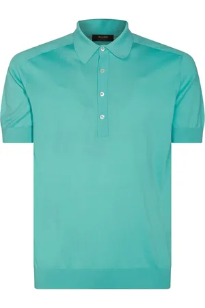 MOORER Polo de manga corta de algodón