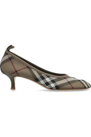 Burberry Zapatos a cuadros con tacón de 45 mm