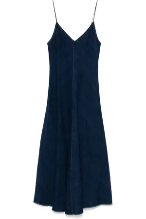 FORTE FORTE Vestido midi vaquero