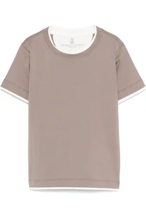 Brunello Cucinelli Camiseta a capas