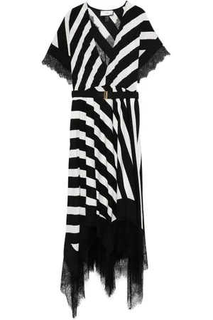NISSA Vestido midi a rayas
