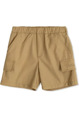 VERSACE Bermudas de algodón con logo