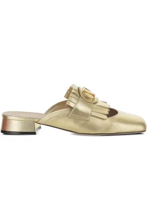 VALENTINO GARAVANI Mules con placa del logo