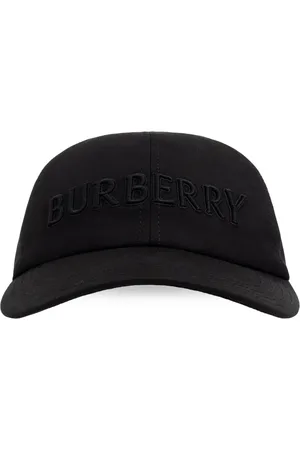 Burberry Gorra de algodón con logo bordado