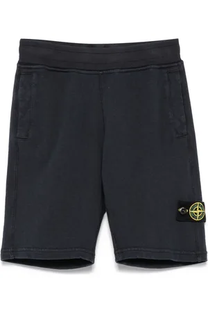 Stone Island Pantalones cortos de deporte de textura jersey