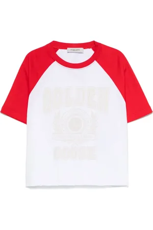 Golden Goose Camiseta con logo en relieve