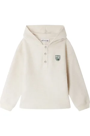 BONPOINT Sudadera con capucha y logo bordado