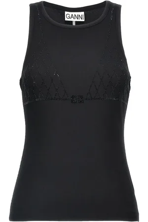 Ganni Top con strass
