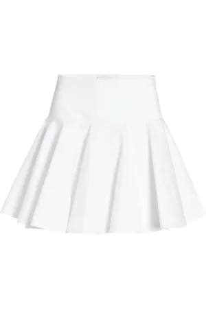 Giambattista Valli Falda corta acampanada de popelina