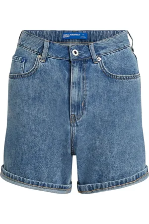 Karl Lagerfeld Pantalones vaqueros cortos de talle alto