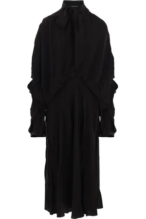 Balenciaga Vestido con efecto arrugado