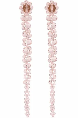 Simone Rocha Pendientes largos con cuentas
