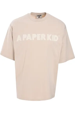 A PAPER KID Camiseta con logo estampado