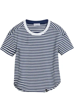 Brunello Cucinelli Camiseta a rayas