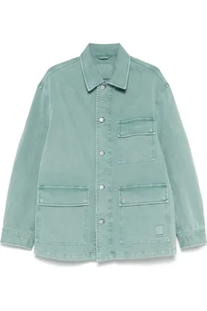 Emporio Armani Chaqueta con logo grabado